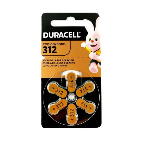 Pila Duracell Para Audifono 312