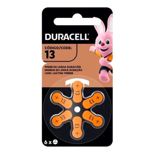 Pila Duracell para Audifonos 13