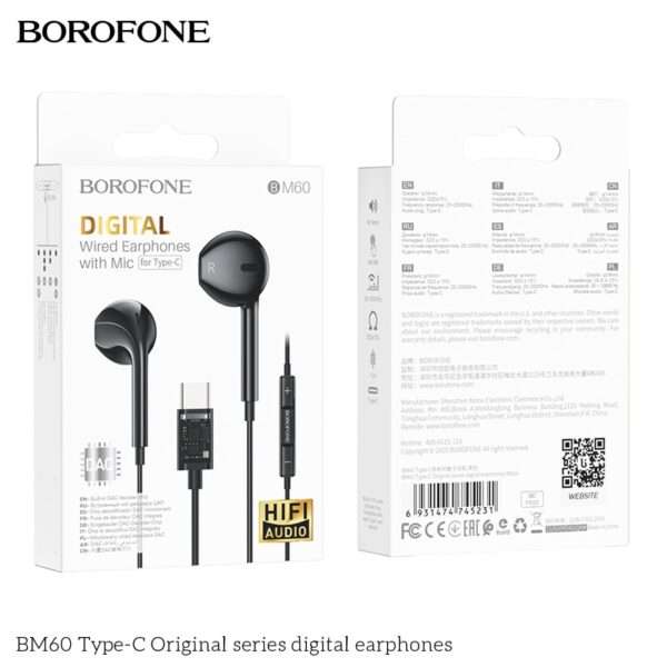 Audifonos Tipo C BM60 Borofone