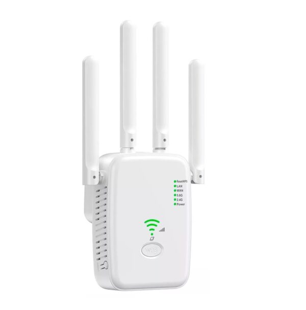 Repetidor Wifi Inalambrico 2,4ghz 300mbps Wps 4 Antenas