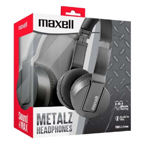 Audifonos Con Cable Metalz Sms-10 Maxell