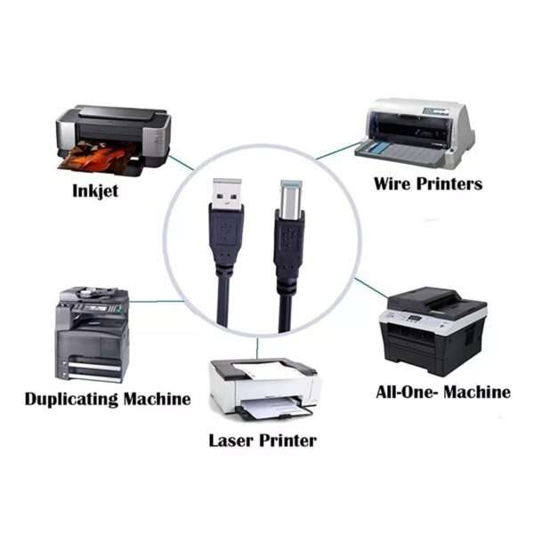 Cable Impresora Usb 5 Metros