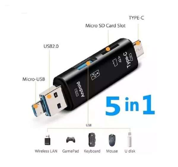 Lector de Tarjetas de Memoria Usb y Tipo C