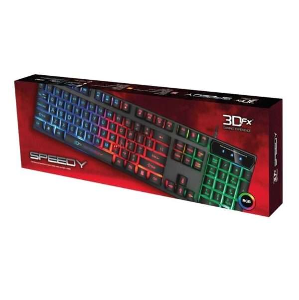 Teclado Gamer Rgb Speedy 3dfx