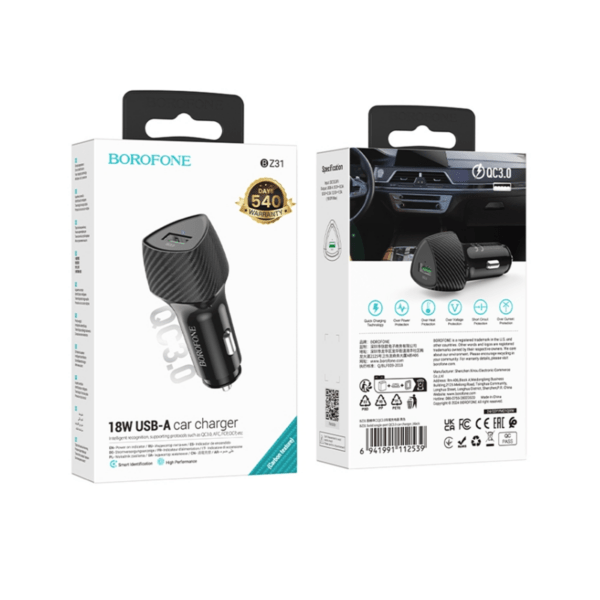 Cargador de Auto Usb Bz31 Borofone